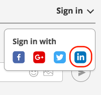 Metype LinkedIn Sign In Comment