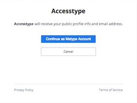 Metype SSO Form Authenticate User