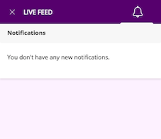 Feed Notifications Logged In